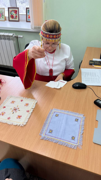 мастер-класс «Волшебство чувашской вышивки»