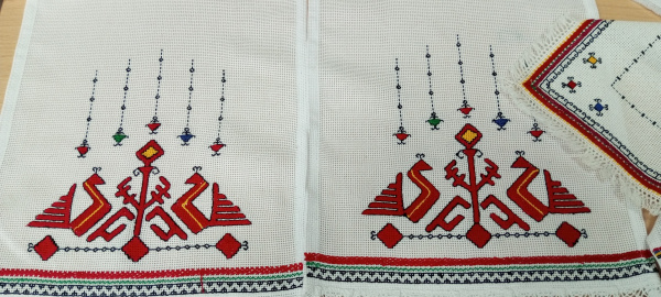 «Вышиваем чувашскую вышивку»: выставка творческих работ