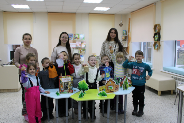 В Детской библиотеке сегодня состоялось мероприятие для воспитанников детского сада «Радуга»