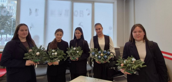 Новогодний букет: от идеи до воплощения