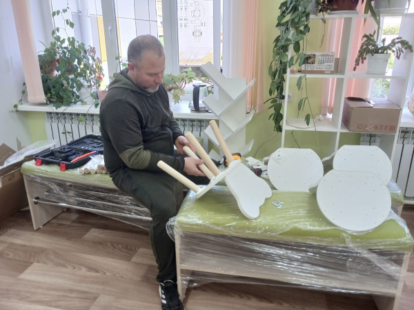 Модернизация нашей детской библиотеки продолжается!