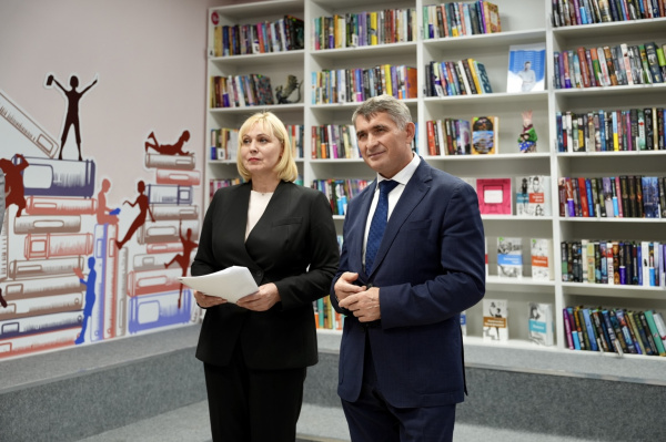 Открытие новой модернизированной библиотеки в Комсомольском муниципальном округ