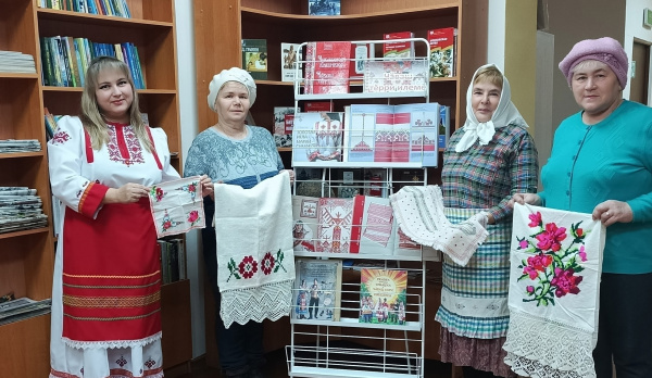 Творческая встреча «Волшебство чувашской вышивки» (Чурачикская с/б)