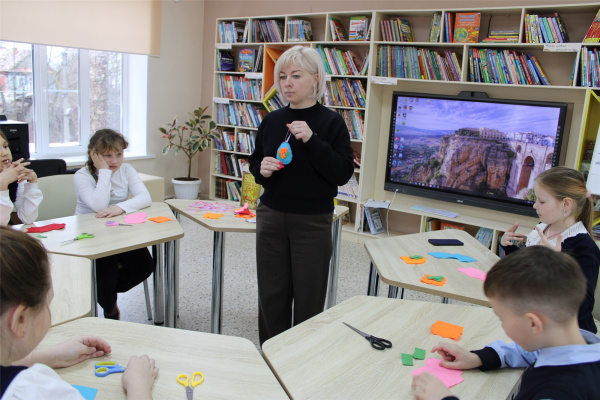 Творческий мастер-класс под названием «Пасхальное чудо» в Детской библиотеке